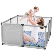 EXTRALINK KIDS KOJEC DZIECIÄ˜CY PLAC ZABAW SUCHY BASEN DLA DZIECI SKÅADANY 126X126CM PIÅKI K-458