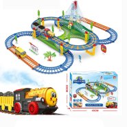 EXTRALINK KIDS KOLEJKA ELEKTRYCZNA TRACK KING Z LOKOMOTYWÄ„ I SAMOCHODZIKIEM NA BATERIE