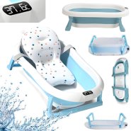 Extralink Kids | Bathtub | blue with LED thermometer