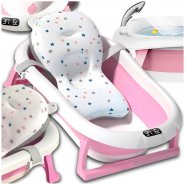 Extralink Kids | Bathtub | pink with LED thermometer