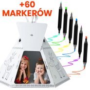 MARKERY 60SZT + ZABAWKA TEEPEE