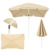 Black Forest Folding Garden Umbrella, 2m Beige Black Forest Folding Garden Umbrella, 2m Beige