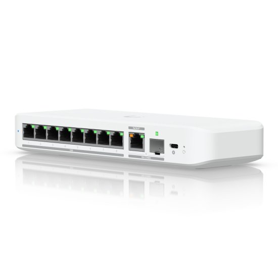  Ubiquiti USW-Flex-2.5G-8-EU | Switch | 8x 2.5GbE RJ45, 1x 10GbE SFP+