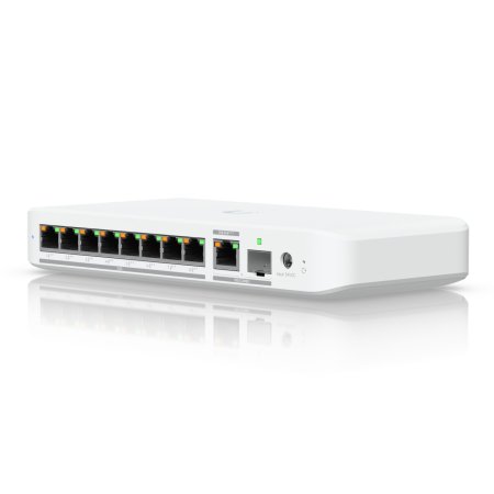 (kuva varten) Ubiquiti USW-Flex-2.5G-8-PoE | Switch | 8x 2.5GbE RJ45, 1x 10GbE SFP+, 196W