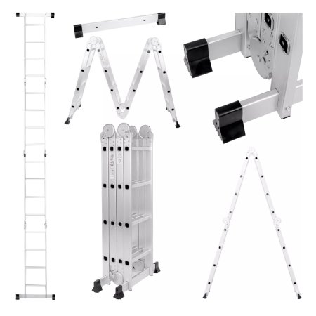 (kuva varten) EXTRALINK DRABINA PRZEGUBOWA LAD4X4MP 4X4, 4,65 M (+PLATFORMA)