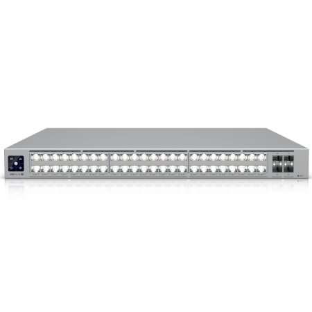 (kuva varten) Ubiquiti USW-Pro-XG-48-PoE | Switch | Etherlighting, 32x RJ45 10GbE, 16x RJ45 2.5GbE, 4x SFP28, 1080W, Layer 3
