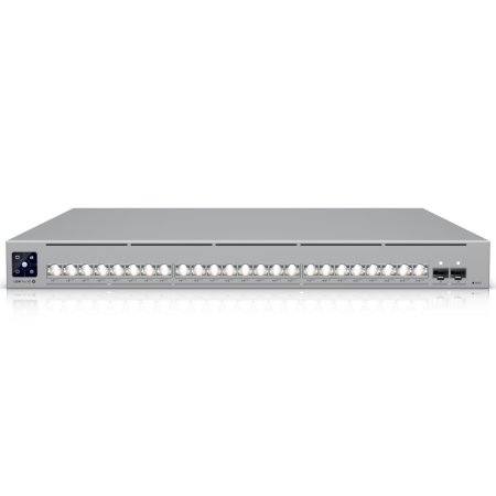 (kuva varten) Ubiquiti USW-Pro-XG-24-PoE | Switch | Etherlighting, 16x RJ45 10GbE, 8x RJ45 2.5GbE, 2x SFP28, 720W, Layer 3