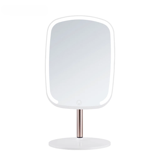  Extralink | Makeup mirror | white illuminated adjustable 180