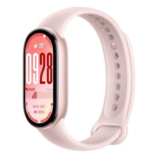 (kuva varten) Xiaomi Smart Band 10 Mystic Rose | Smartband | Bluetooth 5.4, 233 mAh, 1.72\", 5 ATM, accelerometer, gyroscope, PPG sensor
