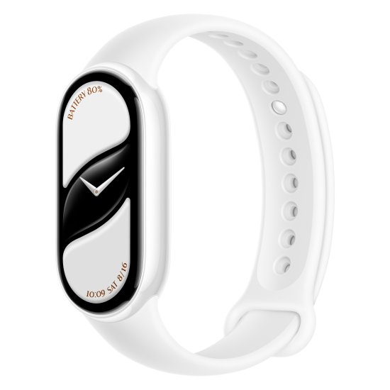 (kuva varten) Xiaomi Smart Band 10 Ceramic Edition Pear White | Smartband | Bluetooth 5.4, 233 mAh, 1.72\", 5 ATM, accelerometer, gyroscope, PPG sensor