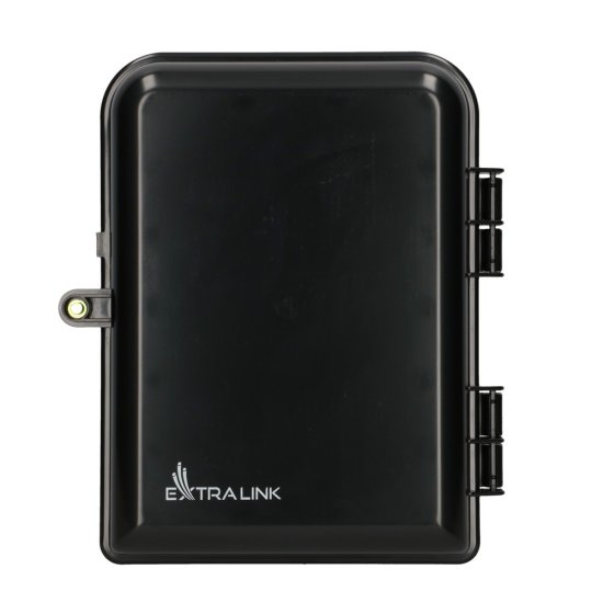 (image for) Extralink Eliza | Fiber optic terminal box | 16 core, black - Click Image to Close