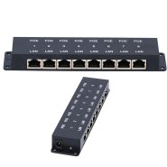 Extralink 8 Port | PoE Injector | 8x 100Mb/s RJ45