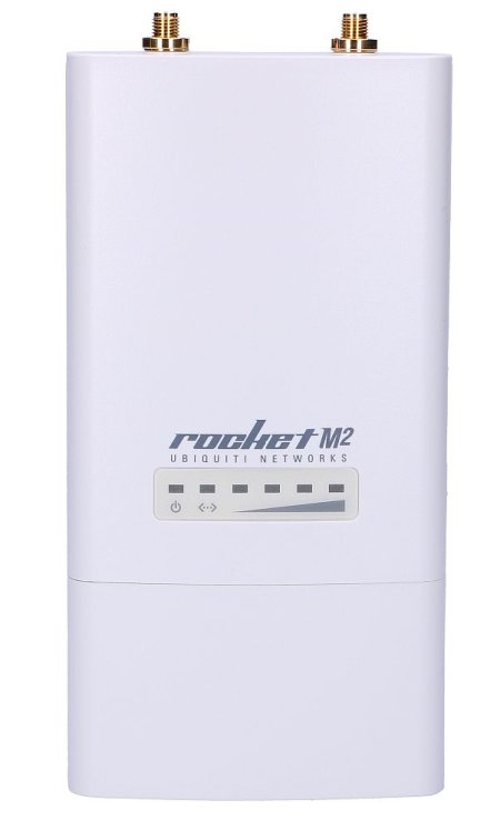 (image for) Ubiquiti RocketM2 | CPE | 2,4GHz, 1x RJ45 100Mb/s, 2x RP-SMA