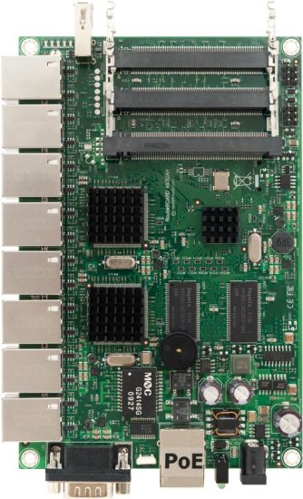 (kuva varten) MikroTik RB493G | Router | 9x RJ45 100Mb/s, 3x miniPCI, 1x USB