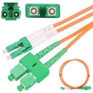 Extralink SC/APC-LC/APC | Patchcord | Multi Mode, OM2, Duplex, 3mm, 3m