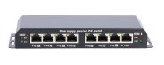 Extralink 8-7 PoE | PoE Switch | 7x 100Mb/s PoE, 1x Uplink RJ45, Power Supply 24V 2.5A