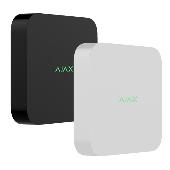  Ajax NVR 8-kanavainen tallennin, Valkoinen