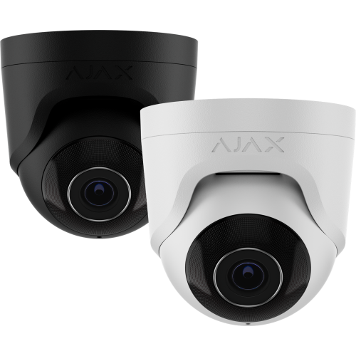 (kuva varten) AJAX TurretCam 5MP Johdotettu IP Turvakamera 4.0mm Kiinteä Linssi Valkoinen