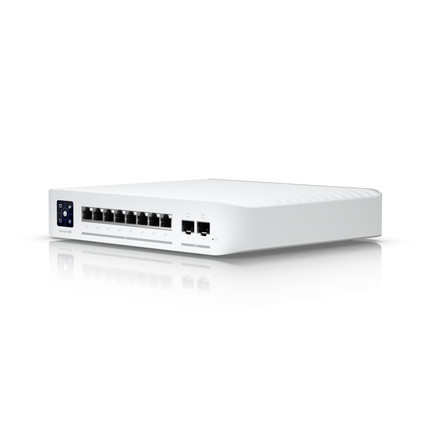(kuva varten) Ubiquiti USW-Enterprise-8-PoE -kytkin, 8x RJ45 2.5 Gb/s PoE+, 2x SFP+, 120 W