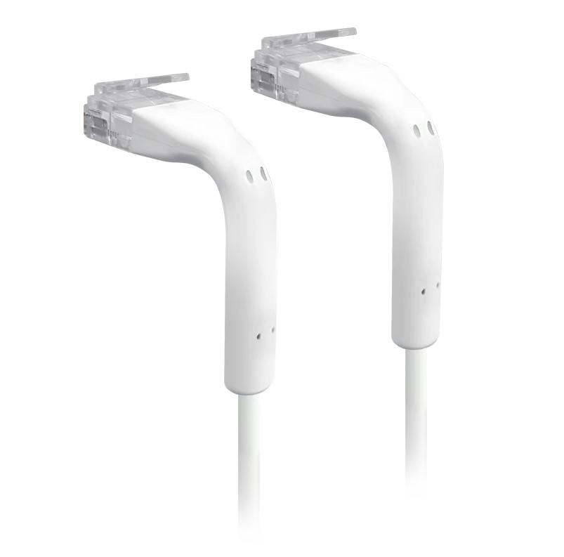 (image for) Ubiquiti U-Cable-Patch-RJ45 Copper Cable, UniFi Cable, RJ45, 0.1m, White