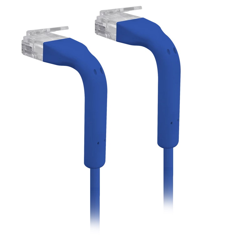 (image for) Copper Cable Ubiquiti U-Cable-Patch-RJ45-BL, UniFi Cable, RJ45, 0.1m, Blue