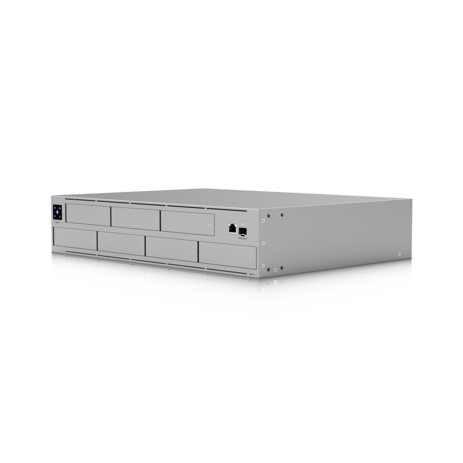 (kuva varten) Ubiquiti UNAS-Pro NAS-palvelin, 2U, 7x HDD, 1x SFP+, 1x GbE RJ45