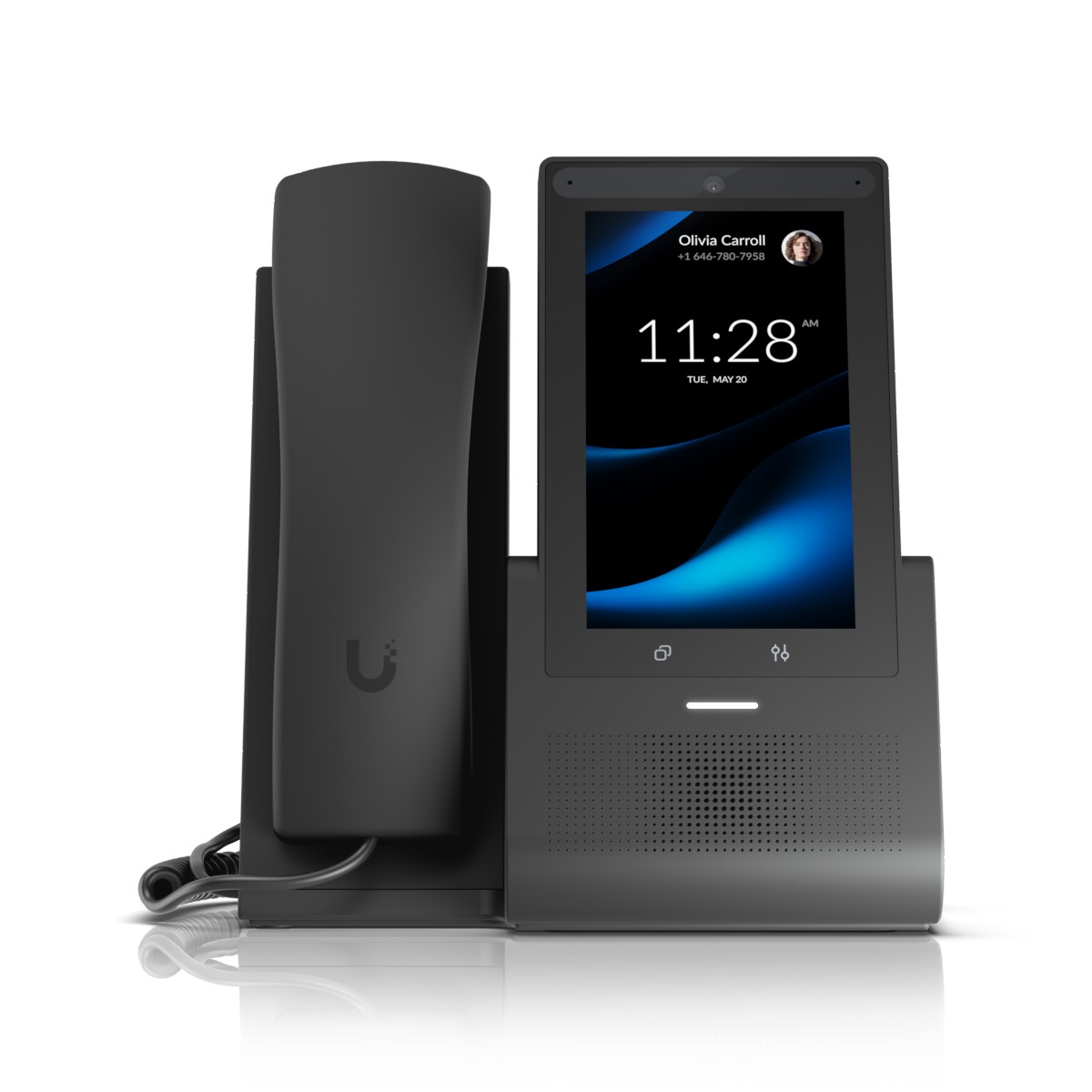 (kuva varten) Ubiquiti UTP-G3-TOUCH-PRO pöytäpuhelin UniFi Talkille, Bluetooth, PoE