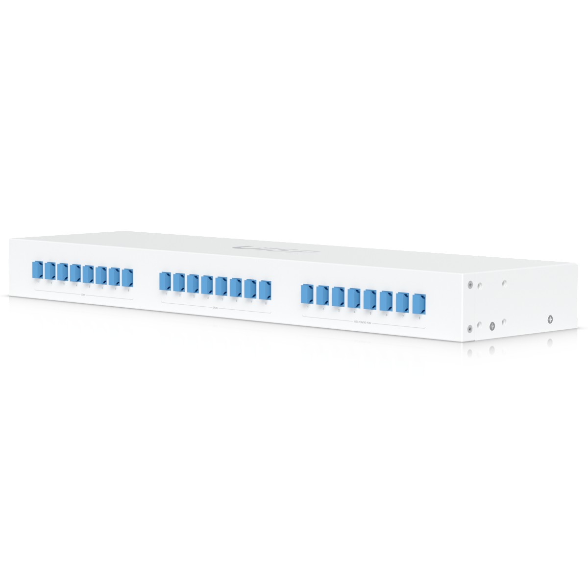 (kuva varten) Ubiquiti UACC-UF-WDM-XGS -kytkin, UISP Fiber Coexistence WDM -suodatin, 24 porttia, 1U-telineeseen
