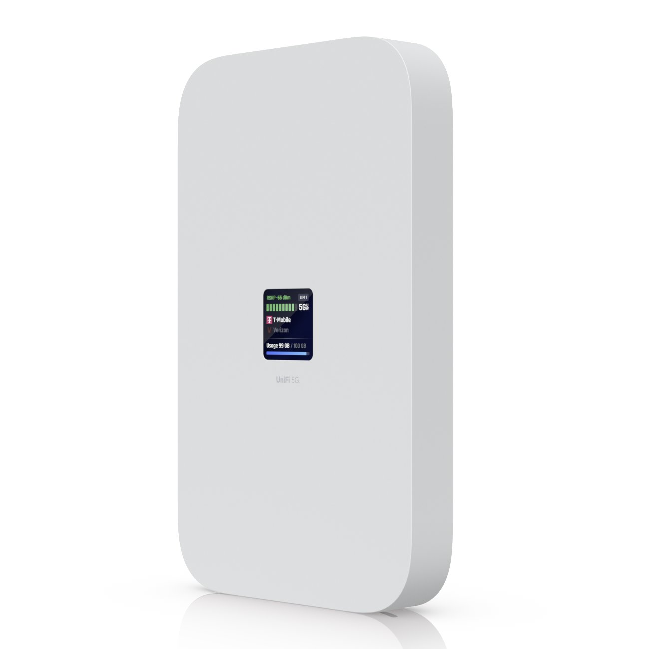 (kuva varten) Ubiquiti U5G-Max 5G-modeemi, 3,4 Gbps, kaksi SIM-korttia/eSIM, PoE