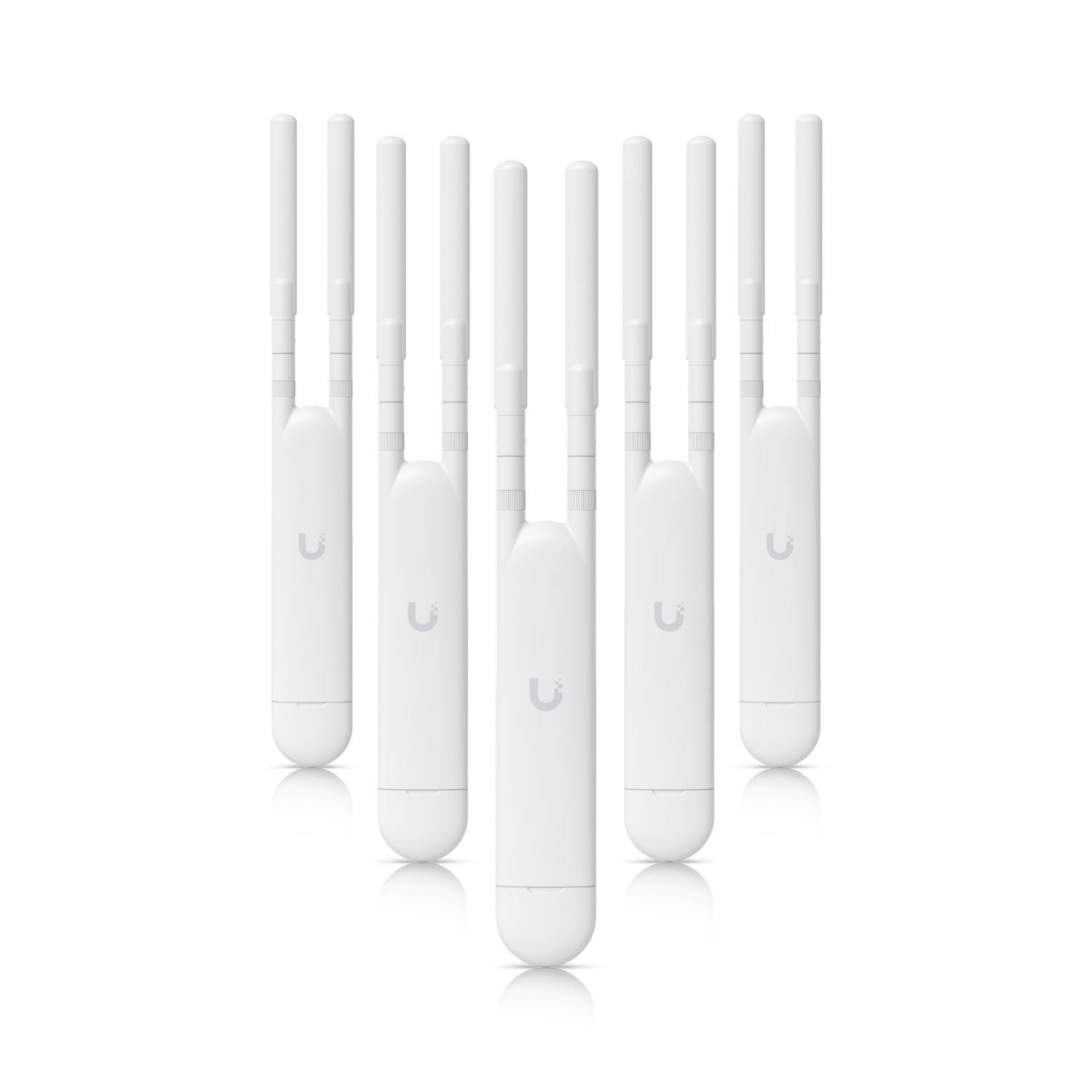 (kuva varten) Ubiquiti UAP-AC-M-5 Mesh-järjestelmä, UniFi, MIMO, kaksitaajuus, AC1200, 1x RJ45 1000Mb/s, PoE, 5-pakkaus