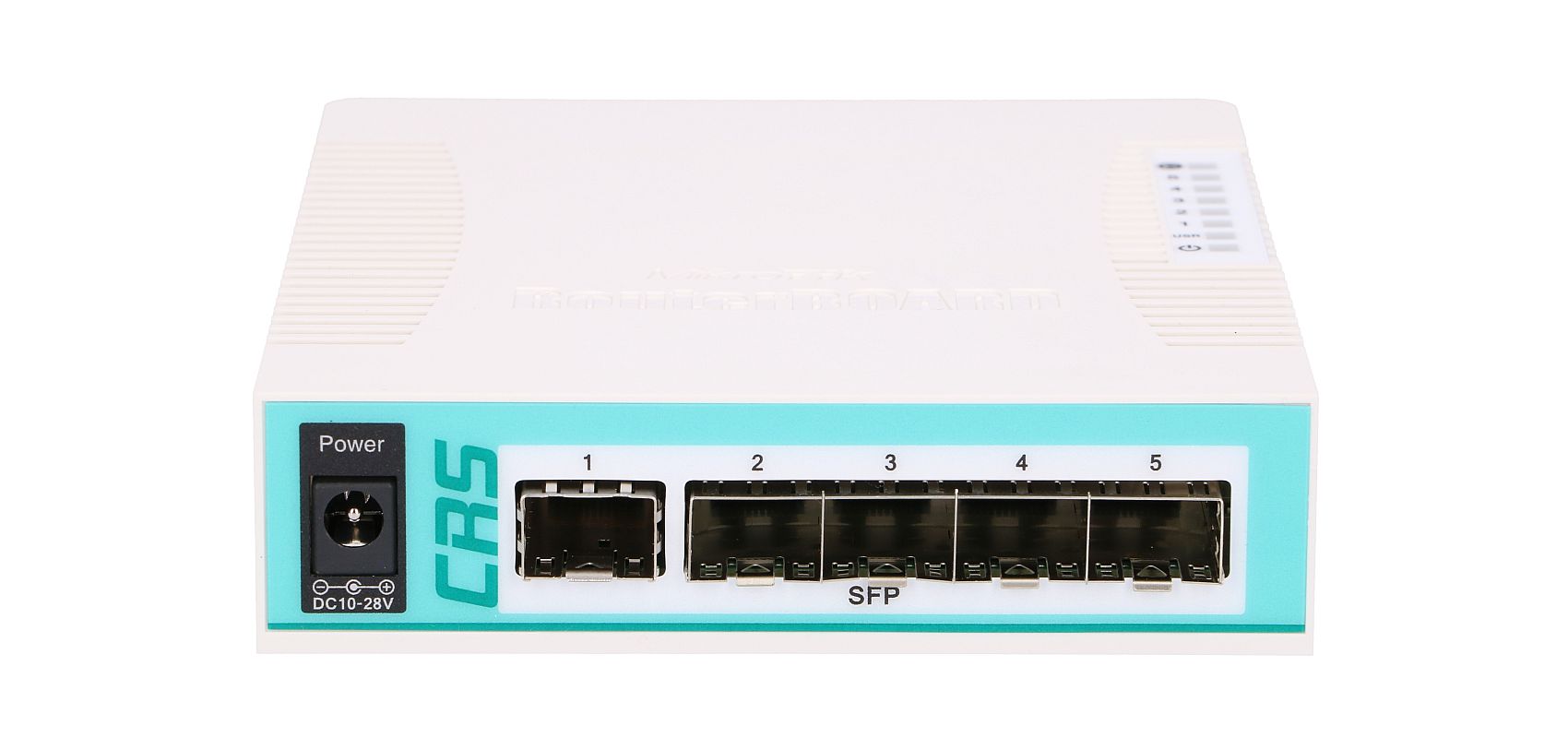 (kuva varten) MikroTik CRS106-1C-5S kytkin, 1x RJ45 1000 Mb/s, 6x SFP