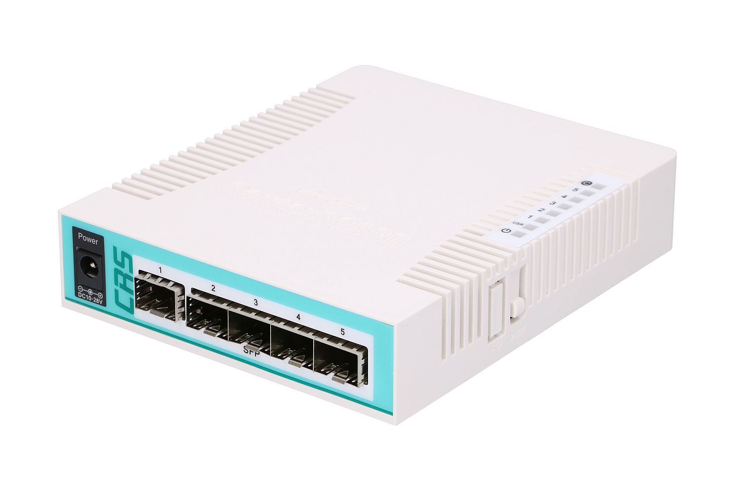MikroTik CRS106-1C-5S kytkin, 1x RJ45 1000 Mb/s, 6x SFP 4