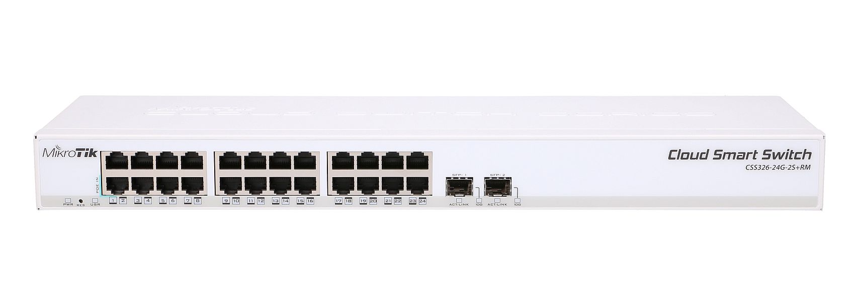 (image for) MikroTik CRS326-24G-2S+RM Switch, 24x RJ45 1000Mb/s, 2x SFP+