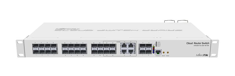 (image for) MikroTik CRS328-4C-20S-4S+RM Switch, 24x SFP, 4x SFP+, 4x RJ45 1000Mb/s