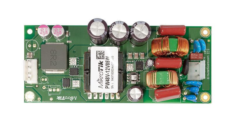 (kuva varten) MikroTik virtalähde PW48V-12V85W, 12V, 7A, 85W