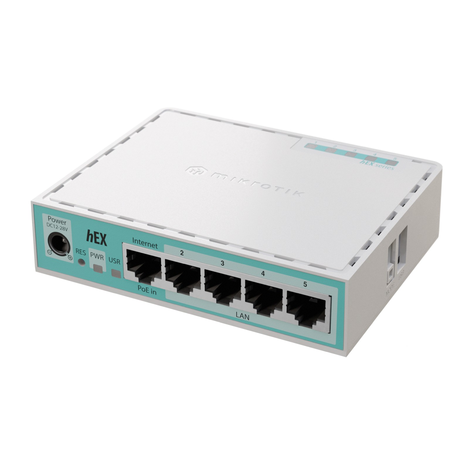 (kuva varten) MikroTik E50UG hEX Refresh -reititin, 5x RJ45 1000 Mb/s
