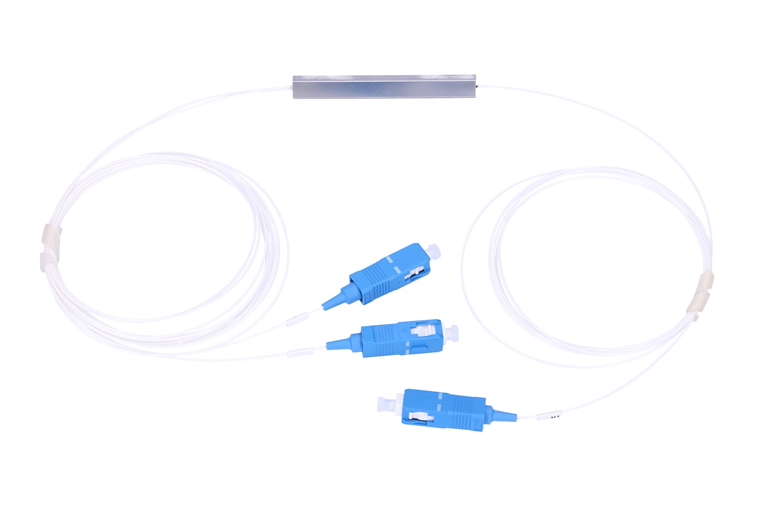 Extralink 1:2 PLC SC/UPC -jakaja, 900 µm, 1,5 m (kuva varten) Extralink 1:2 PLC SC/UPC -jakaja, 900 µm, 1,5 m