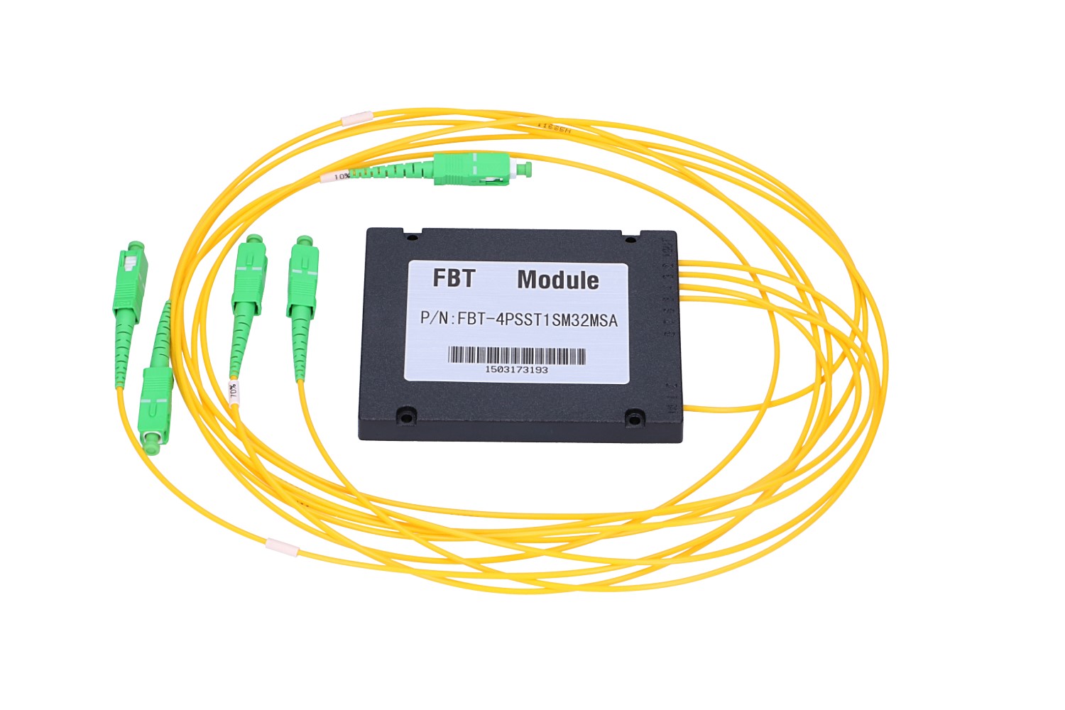 Extralink 1:4 FBT SC/APC-jakaja, 70:10:10:10, 2,0 mm, 1 m (kuva varten) Extralink 1:4 FBT SC/APC-jakaja, 70:10:10:10, 2,0 mm, 1 m