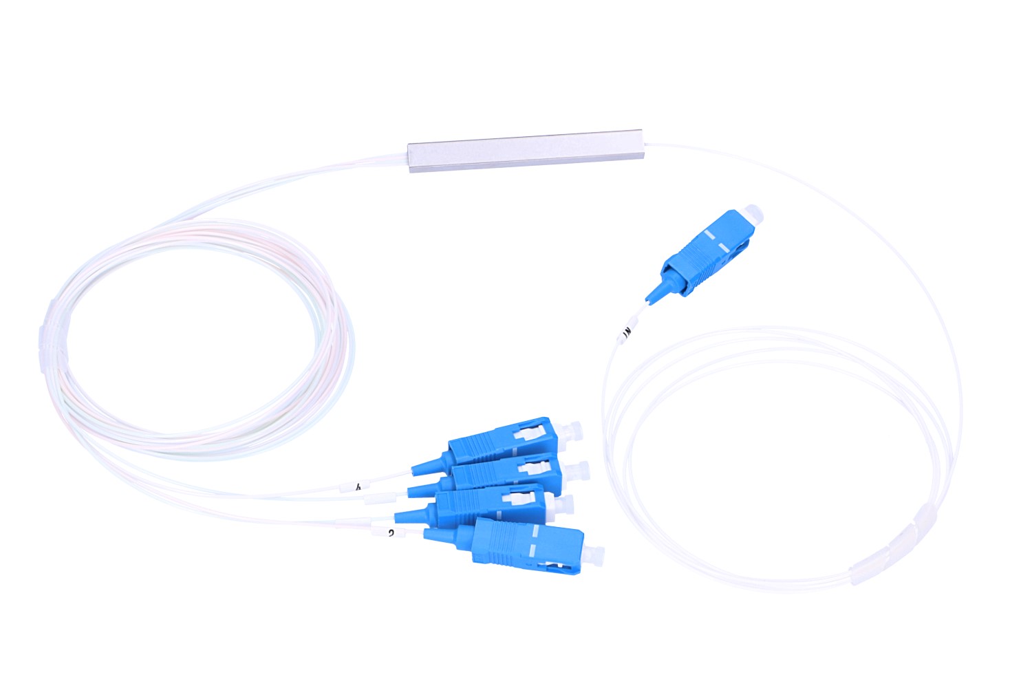 (kuva varten) Extralink 1:4 PLC SC/UPC -jakaja, 900 µm, 1,5 m