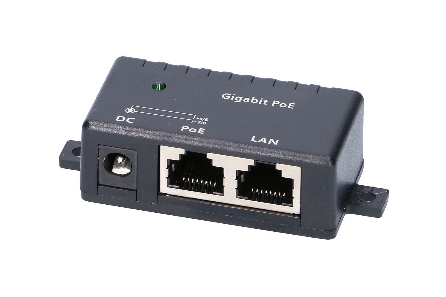 Gigabit PoE-injektori Extralink 1 portti, 1x 1000Mb/s RJ45, Cube 2