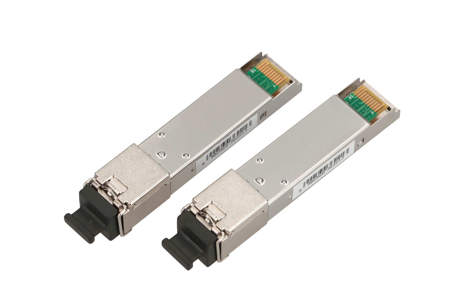 Extralink SFP 1.25G -moduuli, SFP WDM -moduuli, 1.25 Gbps, 1310/1550 nm, yksimuotokuitu, 20 km, SC, DOM, pari 3