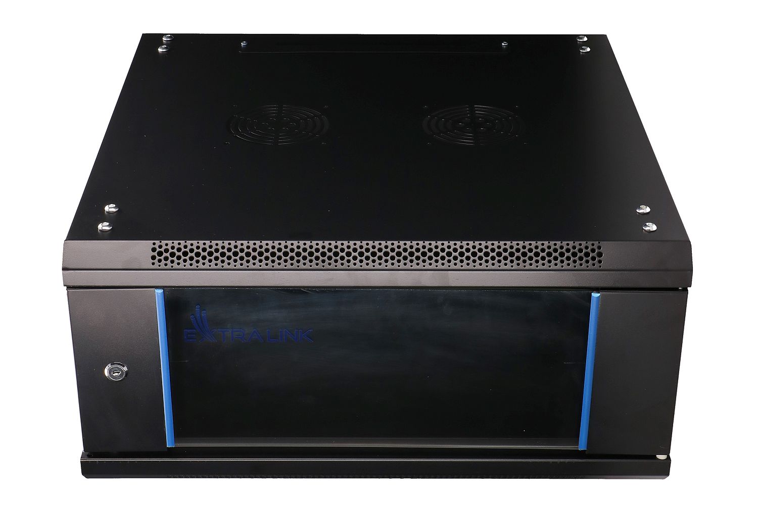 Extralink 4U 600x600 musta, seinäkaappi rack 2