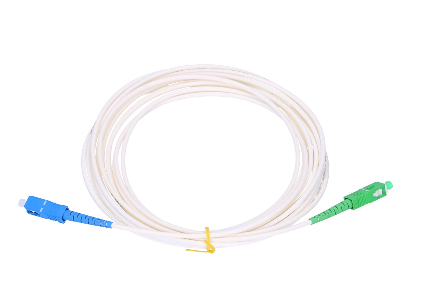 (kuva varten) Extralink Patchcord SC/UPC-SC/APC, LSZH, Singlemode, Simplex, G.657B3, 3mm, Easy Flex, 15m