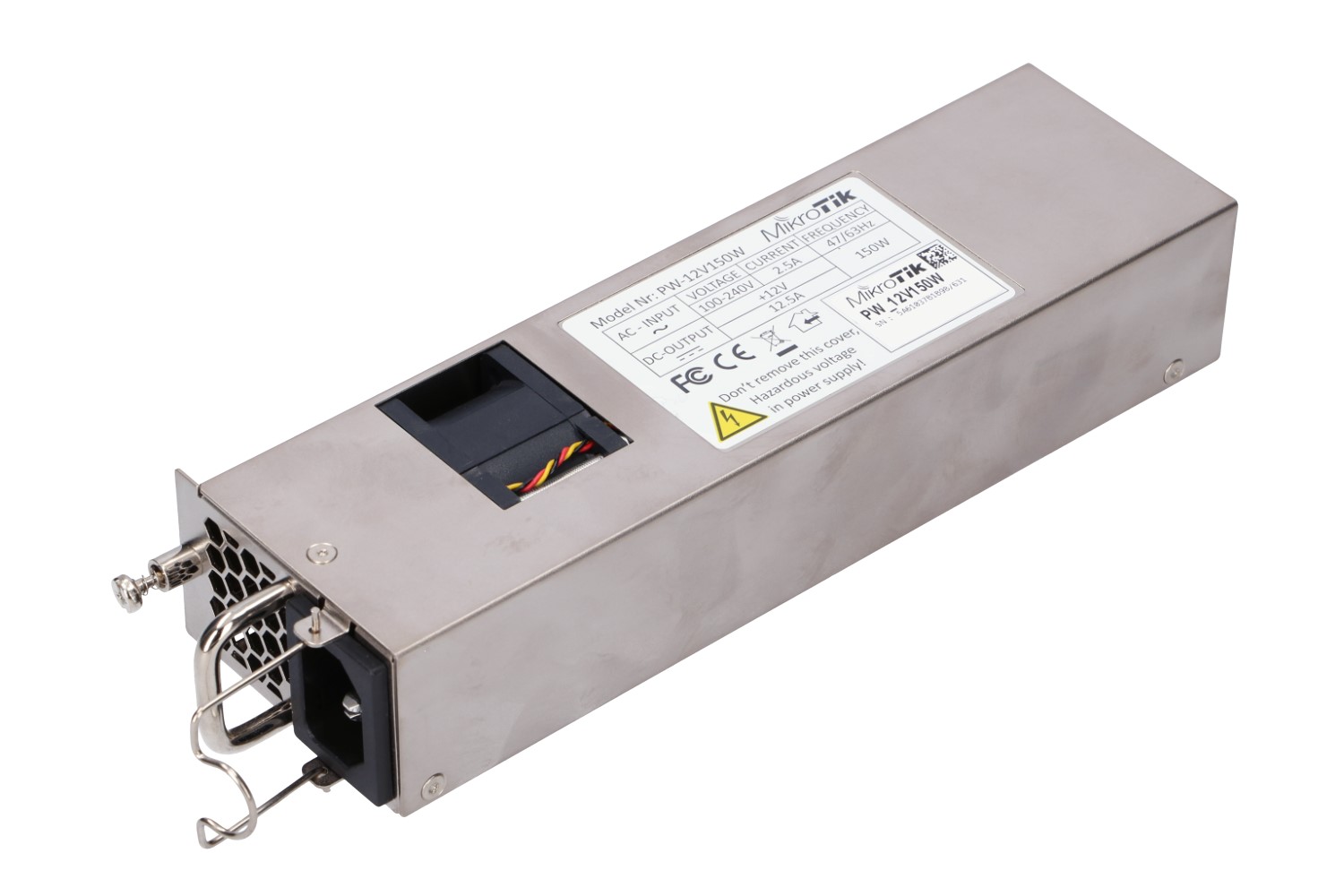 (kuva varten) MikroTik 12POW150 virtalähde, hot swap, 12 V, 150 W, CCR1072-1G-8S+ -mallille