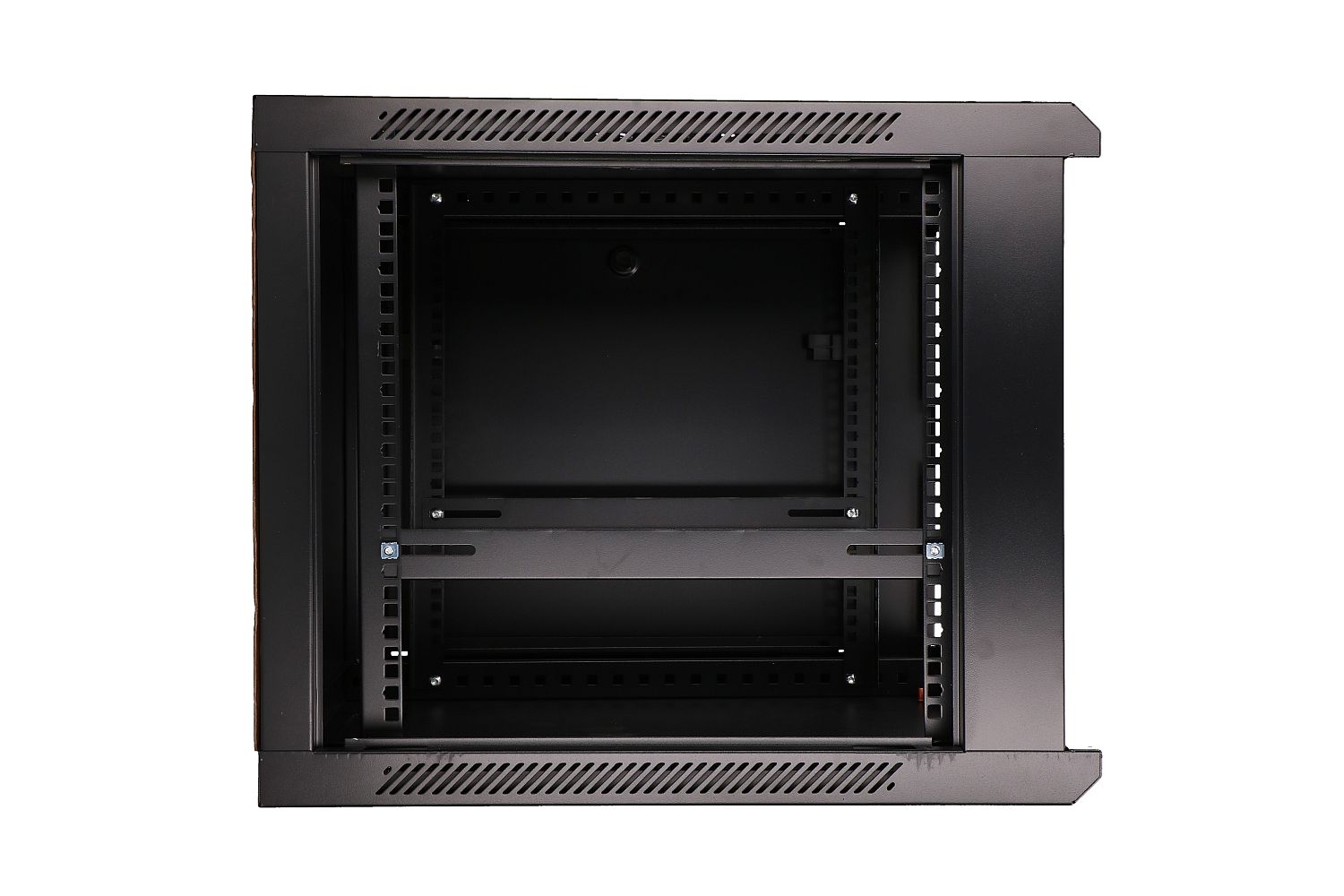 Extralink 9U 600x600 Black, seinäkiinnitteinen telineskaappi 6