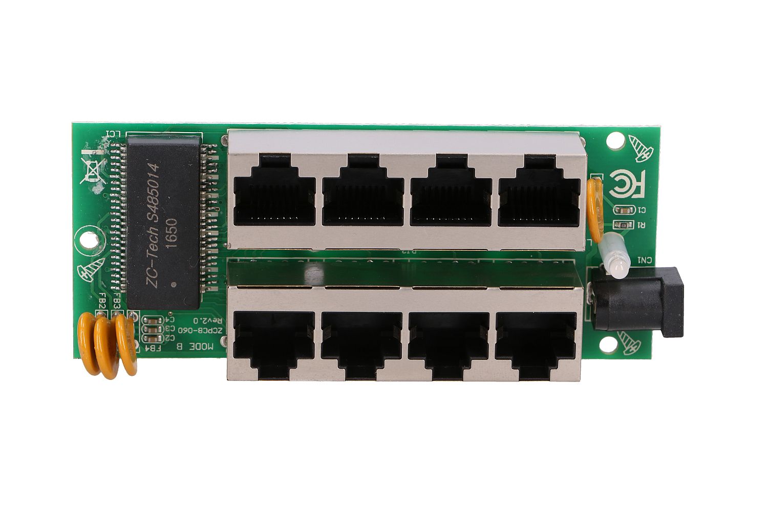 Extralink Gigabit PoE-injektori 4-porttinen, 4x 1000Mb/s RJ45 5