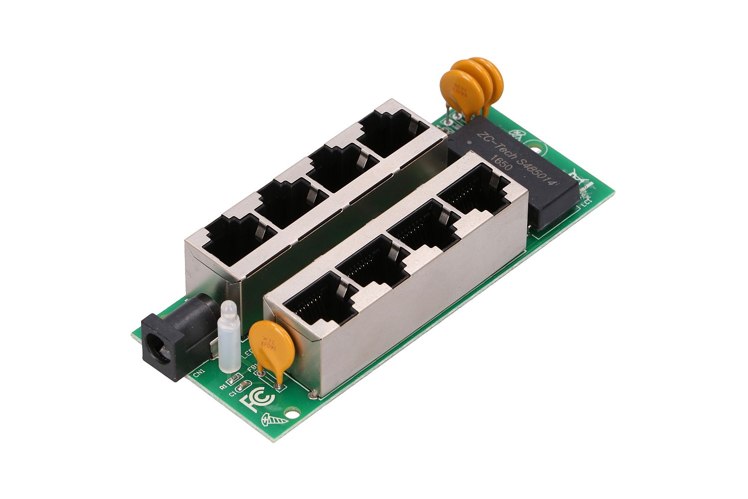Extralink Gigabit PoE-injektori 4-porttinen, 4x 1000Mb/s RJ45 7