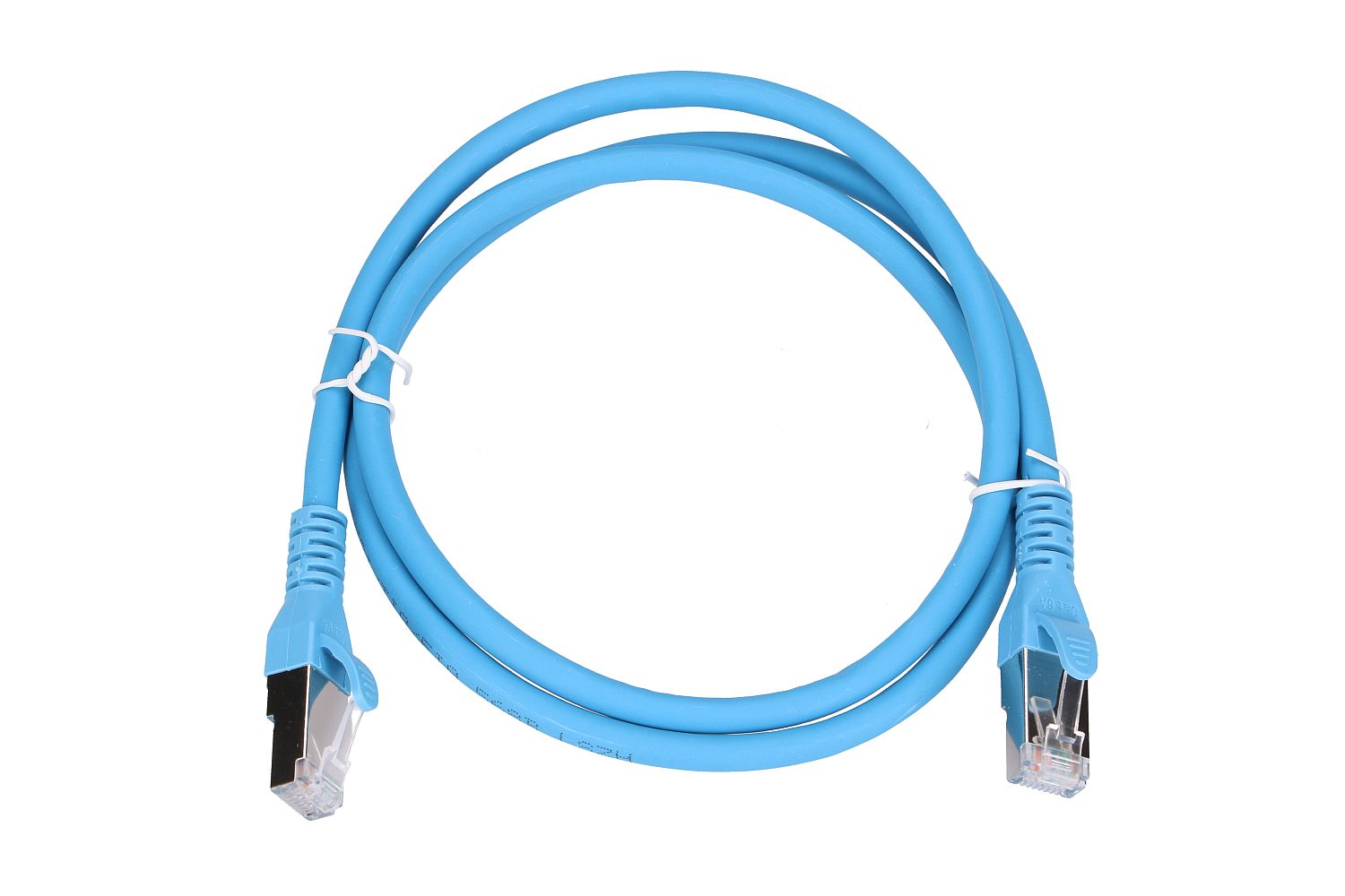 Extralink Cat.6A S/FTP 1m, LAN patch cord, copper twisted pair network cable 10Gbit/s 2