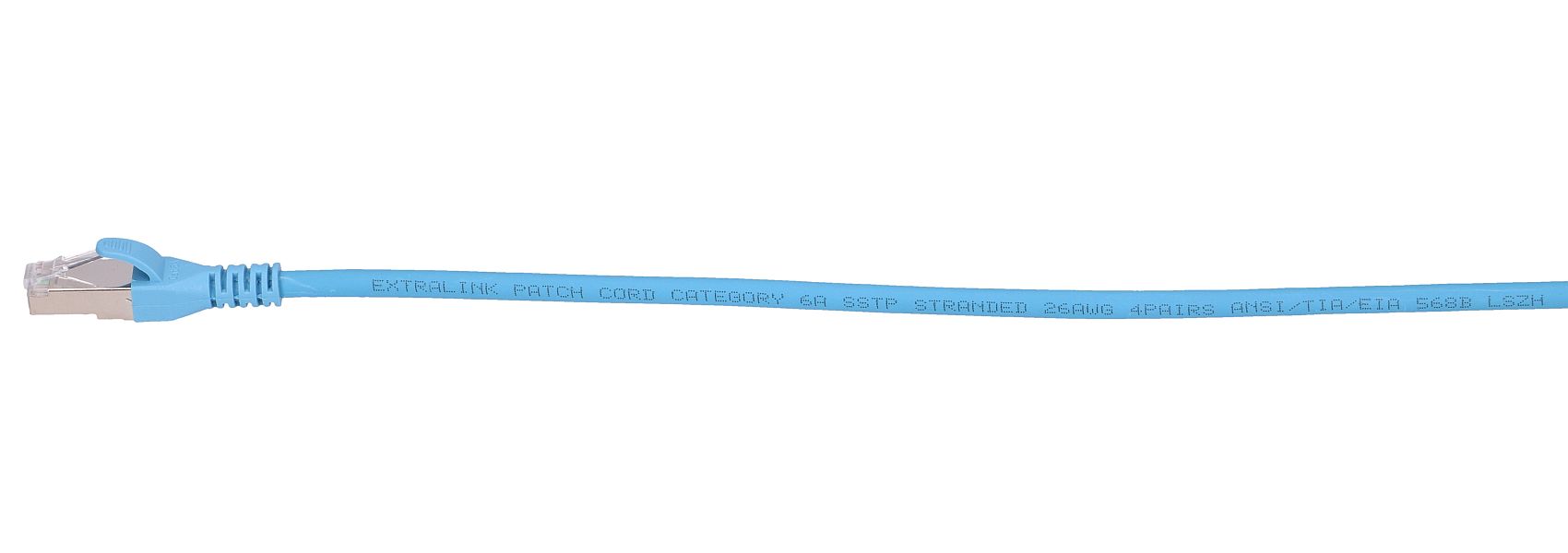 Extralink Cat.6A S/FTP 5m, LAN patch cord, copper twisted pair network cable 10Gbit/s 5