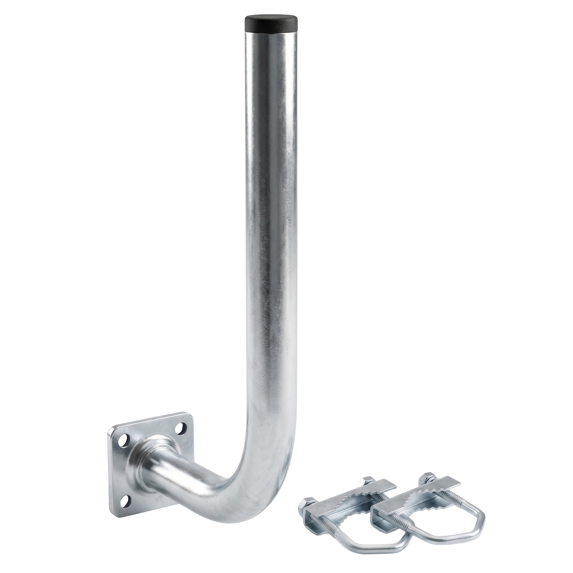 Extralink Balcony Bracket L250x400, 250x400mm, with M8 Clamps, Steel, Galvanized (image for) Extralink Balcony Bracket L250x400, 250x400mm, with M8 Clamps, Steel, Galvanized